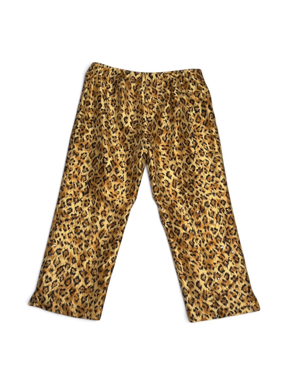Vintage Kelly and Diane Leopard Print Silk Pants Size 12